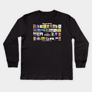 Beer Art History Kids Long Sleeve T-Shirt